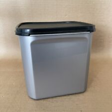 Tupperware Modular Mates #3 Square 17 Cup Silver Gray Container 1621 Black Seal picture