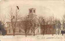Postcard IL Lyndon Old Schoolhouse Building Whiteside County Illinois RPPC 1910 picture