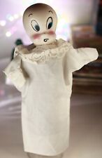 Vintage Casper the Friendly Ghost Hand Puppet Rubber Head RARE 60s picture