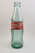 Vintage Coca-Cola Coke 1991 Red Paper Label Green Glass Bottle Spain 20 cl 7.5