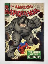 Amazing Spider-Man # 41 Marvel 1966 First Appearance Rhino NICE MID-GRADE TIGHT picture