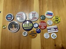 Vintage/Modern Political Buttons Lot Of 18 picture