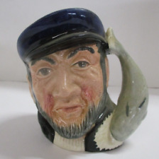 Vintage Royal Doulton Capt Ahab Moby Dick Character Toby Jug D6506 1958 picture