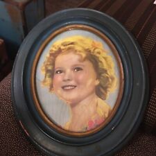 RARE SHIRLEY TEMPLE  In Wooden Vintage Frame picture