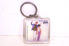 Vintage Lucite Keychain Hall Oates Voices Album Cover Rock Music picture