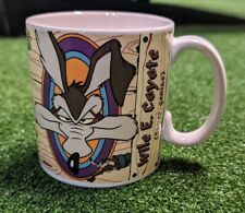 Vintage 1995 Looney Tunes Wile E. Coyote Mug Warner Bros Applause 29352 Preowned picture
