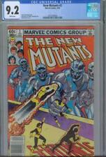 NEW MUTANTS #2 CGC 9.2, 1983, SENTINELS, NEW CASE, NEWSSTAND EDITION picture