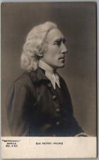 c1900s SIR HENRY IRVING Photo RPPC Postcard British Actor Rotograph Series #A 93 picture