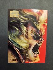 1996 Fleer SkyBox Marvel Masterpieces #39 Sabretooth Rare Base Single picture