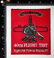 USAF 40th Flight Test A-10 Hog Test Eglin AFB Florida Patch picture
