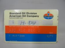 1973 Standard Oil Credit Card Pre-Magnetic Strip - Vintage Expired - #1- A13 picture