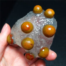 Rare 67G Natural Inner Mongolia Gobi Agate Eye Agate Crystal Stone Healing ZZ123 picture