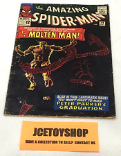 1965 MARVEL COMICS - AMAZING SPIDER-MAN 28 1ST APPEARANCE MOLTEN MAN KEY picture