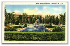 CANAJOHARIE NY ARKELL MEMORIAL FOUNTAIN POSTCARD picture