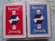 Twin Box c1960 Oceanic Shipping Line Playing Cards Mint picture