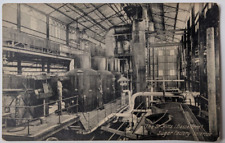The St. Kitts Sugar Factory Interior, Basseterre B.W.I. Vintage Postcard picture