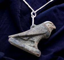 Rare Ancient Horus Amulet Egyptian Ancient Antiques with Pendant Pharaonic BC picture