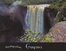 Postcard South America Guyana Greetings Kaieteur Falls Potaro River Unused MINT picture