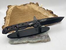 Vintage  CRKT M16-10KSF  Blk Serrated Tanto Stainless Frame Lock Knife--1006.24 picture