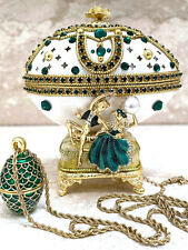 Desgnr Luxury Valentine gift for women Faberge egg Jewelry & Trinket 24k GOLD HM picture