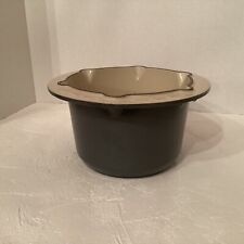 Vintage Le Creuset Cast Iron Fondue Pot Gray 1.75 QT [POT ONLY] picture