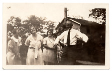 Antique/Vintage Snapshot of a Family Having Fun/Laughing picture