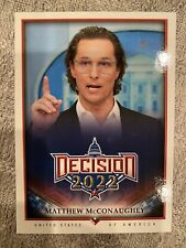 Matthew McConaughey Decision 2022  CARD #41 Actor, Gun Control Advocate picture