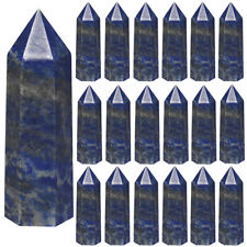 Wholesale Lot 4.4Lb Natural Lapis lazuli Obelisk Tower Point Crystal Reiki Wands picture