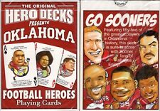 Oklahoma Football Heroes Playing Cards Poker Size Deck Limited Custom Sealed picture