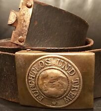 Pre-1871 German Empire,Enlisted Man's Belt & M1847 Buckle,Kingdom of Wurttemberg picture