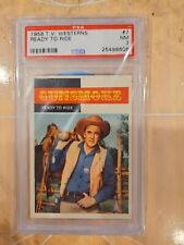 1958 Topps TV Westerns #7 Ready to Ride PSA 7 picture