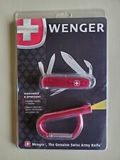 RARE - Wenger Highlander Swiss Army Knife Translucent Red w/ Sportlight - new picture
