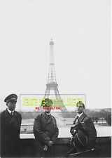 WW2 Adolf Hitler in front of the Eiffel tower   Albert Speer & Arno Breker 1940 picture