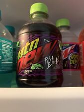 Mountain Dew Pitch Black Full 20oz Bottle 2023 picture