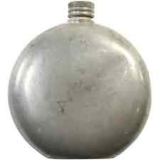 Hoffritz Early English Pewter Flask 4 oz. Made in England 3 1/2 in. x 3 1/2 in. picture
