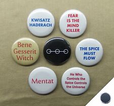 DUNE 7 Magnets 1.25” Bene Gesserit, Mentat, Kwisatz Haderach, Spice, Fear Mind picture