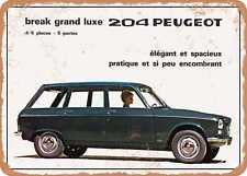 METAL SIGN - 1967 Peugeot 204 Station Wagon Vintage Ad picture