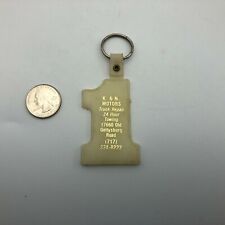 Vintage K & M Motors Gettysburg PA Advertising FOB Keychain Glow In The Dark Q6  picture