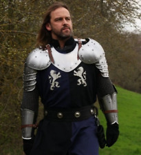 Medieval Noble Gorget & Pauldron and Bracers Armor Knight Warrior Shoulder Armor picture