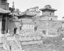 Temple building China Pu ning si 1924 OLD PHOTO picture