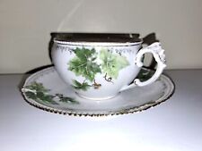 Antique RS Prussia Teacup Green Ivy and Gold Vines And Trim picture