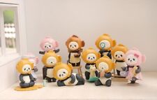 9pcs Cute Anime Planetbear Mini Family Art Designer Toys PVC Figures Models Gift picture