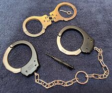 ASP Leg Irons / Shackles with Peerless Hinged Handcuffs picture