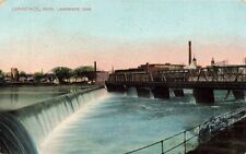 c1910 Aerial View Dam Lawrence MA MASS  P571 picture