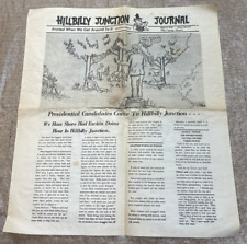 Vintage Hillbilly Junction Journal Paper Menu Hwy 60-63 Willow Springs MO picture