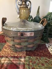 Longaberger 2007 American Craft Bee Basket, lid Liner and protector picture