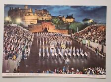 Military Tattoo, Edinburgh Castle, Scotland Postcard picture
