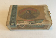 Tom Keene Cigar Box Series Of 1910 Stamp Vintage Antique Myers Cox & CO. Iowa picture