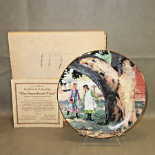 Little House on the Prairie THE SWEETHEART TREE 8th Issue Plate with COA & Box picture