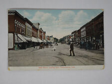 1909 Postcard Main Street Independence IA Florence Parker Janesville WI Germany picture